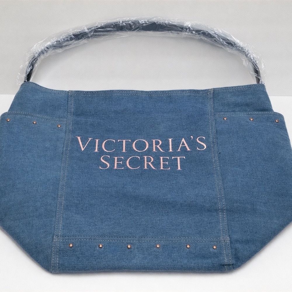 ‼️NWT VICTORIA SECRET DENIM TOTE BAG